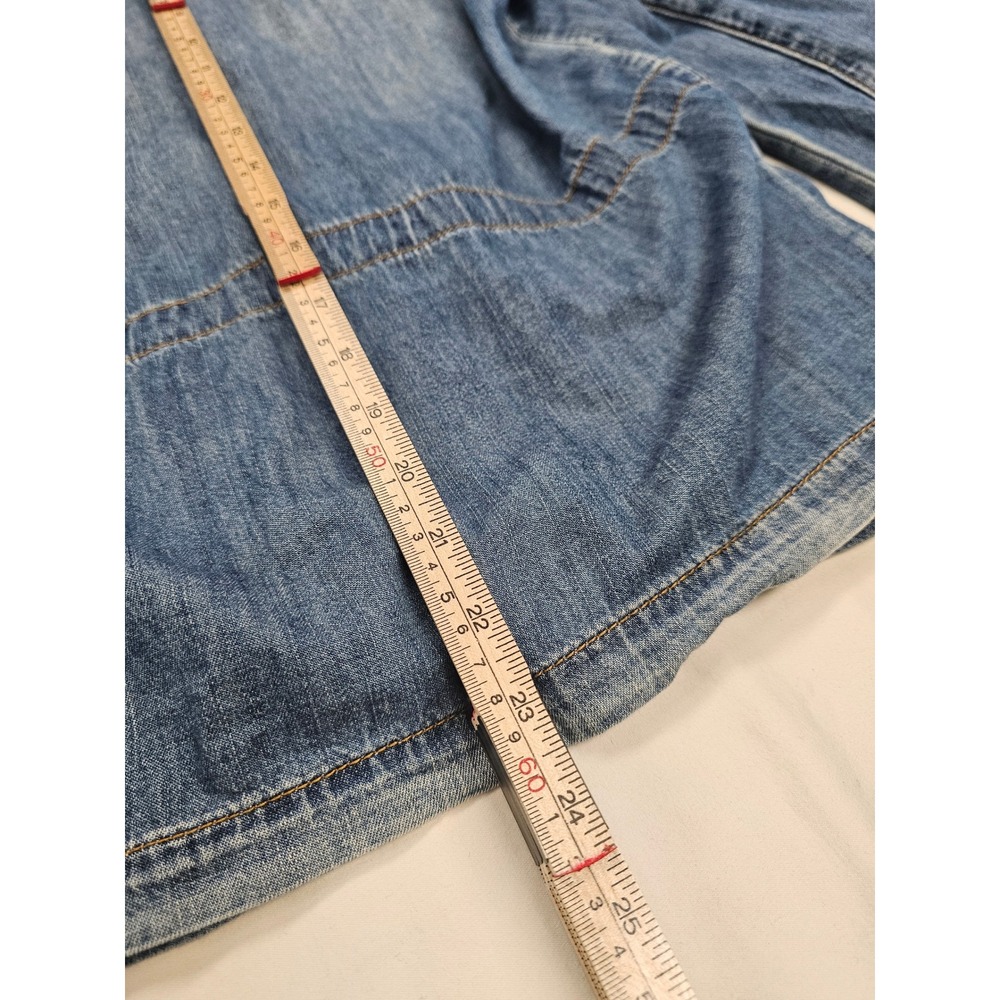 Guess Los Angeles Womens Denim Utility Jacket Medium Wash Drawstring Waist M - Picture 9 of 11
